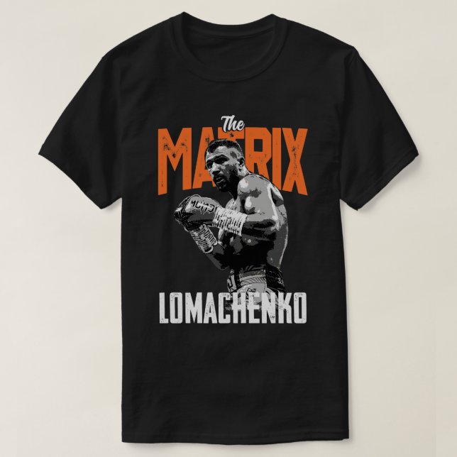 Lomachenko The Matrix orange 1 T-Shirt (Design Front)