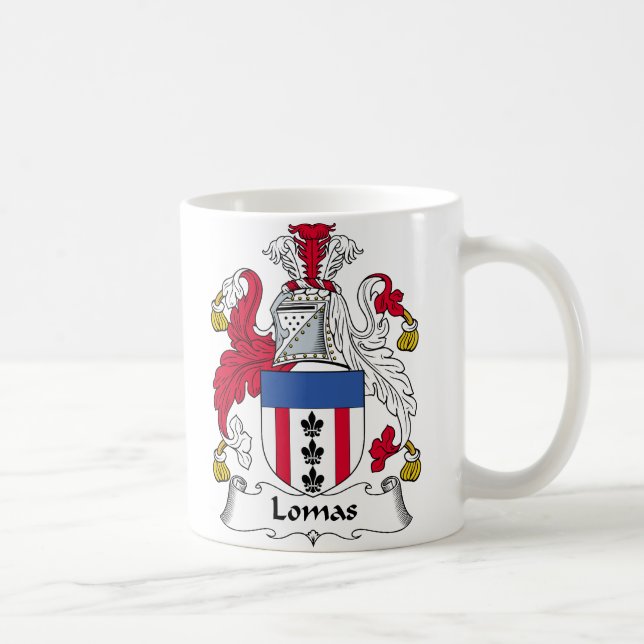 Lomas Family Crest Coffee Mug (Right)