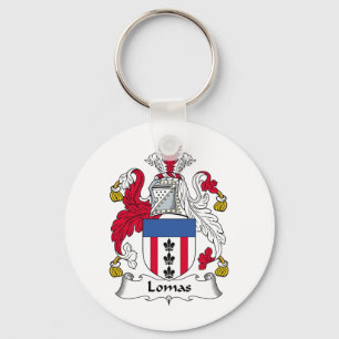 Lomas Family Crest Key Ring