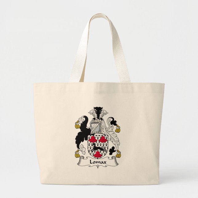 Lomax Family Crest Large Tote Bag (Front)