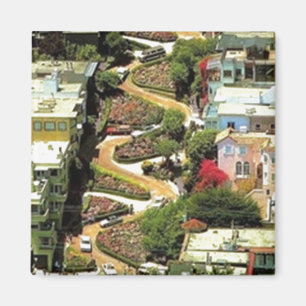 Lombard Street San Francisco CA Magnet
