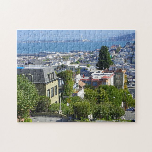 Lombard Street San Francisco Jigsaw Puzzle (Horizontal)
