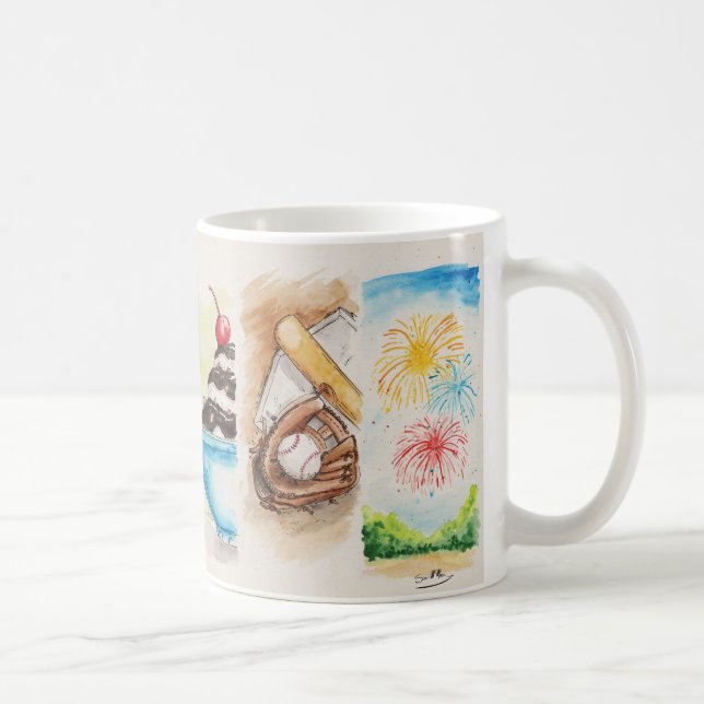Lombard Summer Banners Mug (Right)