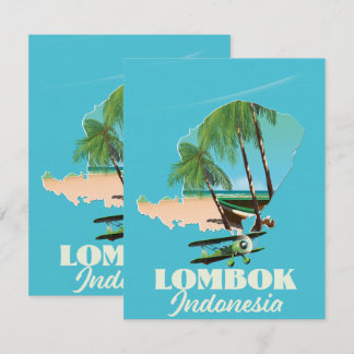 Lombok Indonesia map