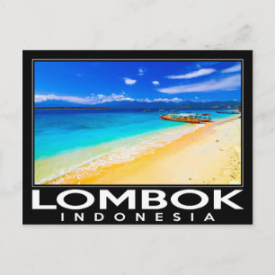 Lombok Indonesia Postcard