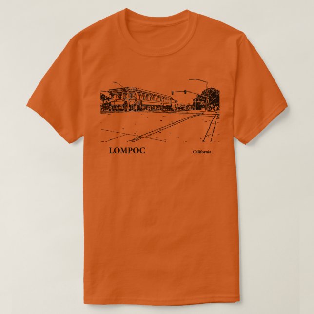 Lompoc California TShirt 3 (Design Front)