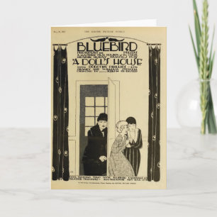 Lon Chaney Exhibitor Ad silent movie 1917 Ibsen Card