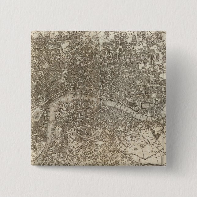 London 15 Cm Square Badge (Front)