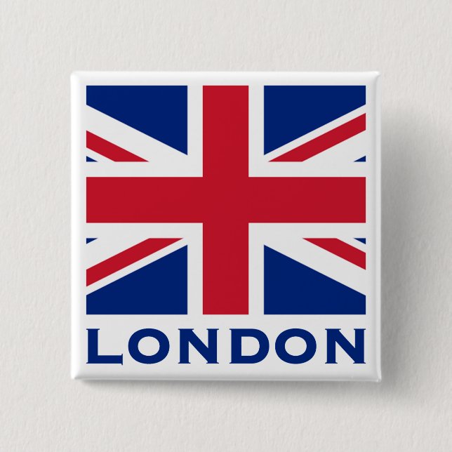 London 15 Cm Square Badge (Front)