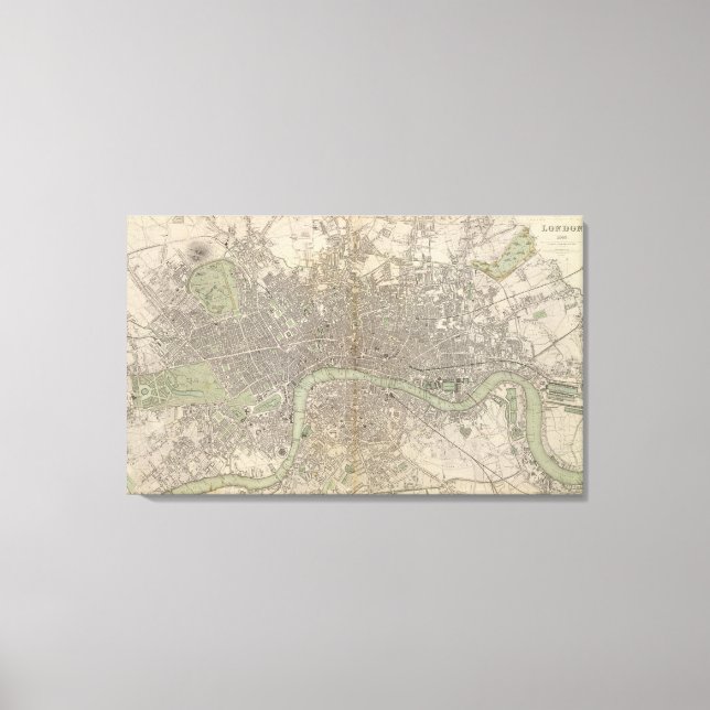 London 1843 canvas print (Front)