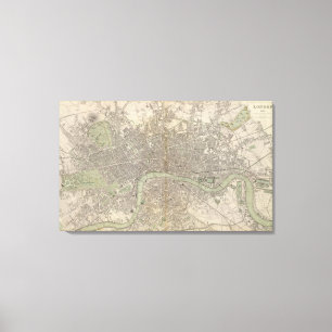 London 1843 canvas print