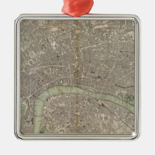 London 1843 metal tree decoration