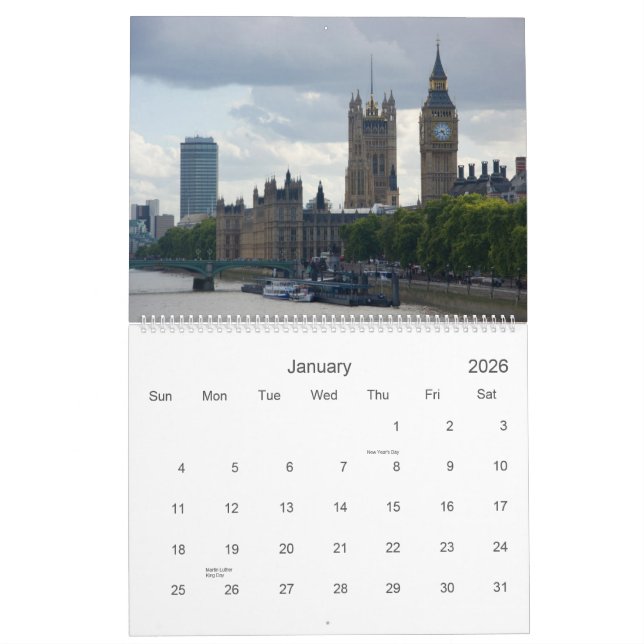 London 2010 Calendar (Jan 2026)