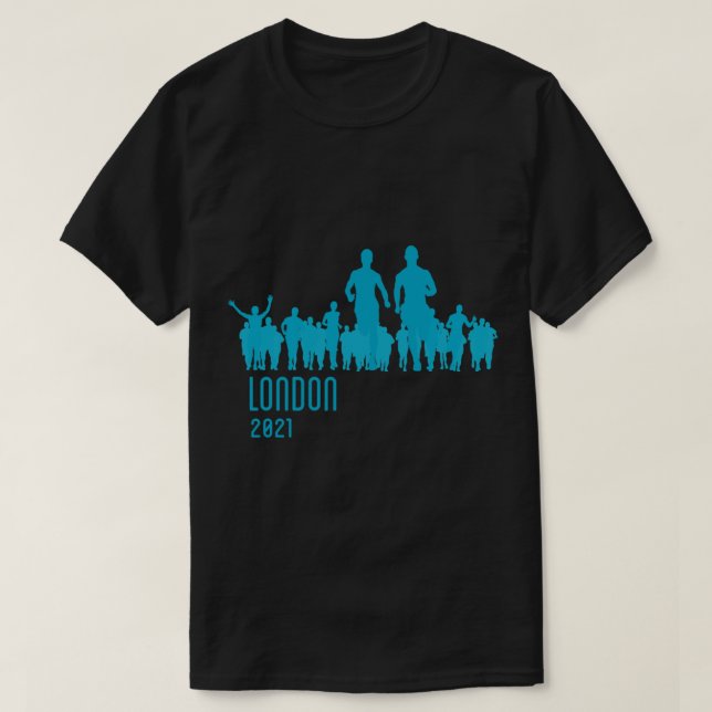 London 2021 Marathon   T-Shirt (Design Front)