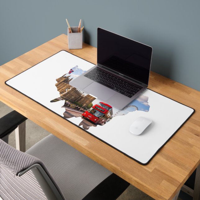 London 26.2 Marathoner Course Map Mouse Pad (Office 2)