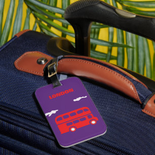 London Acrylic Luggage Tag