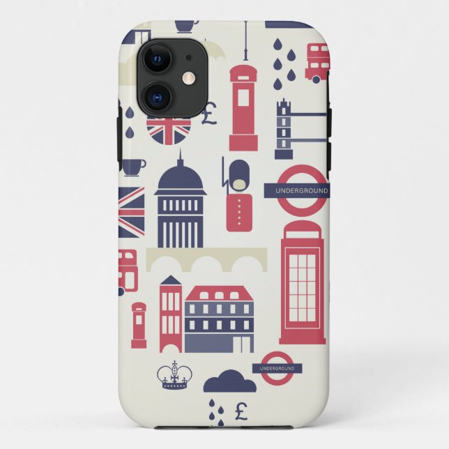London at Heart Case-Mate iPhone Case (Back)