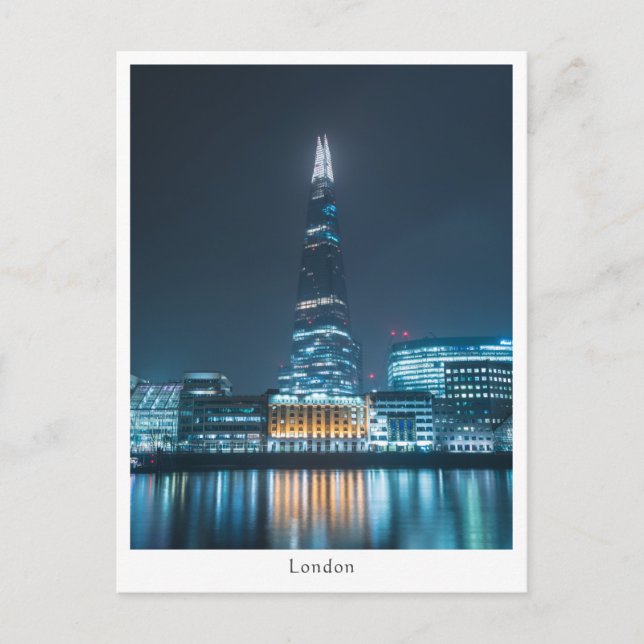 London at Night Postcard (Front)