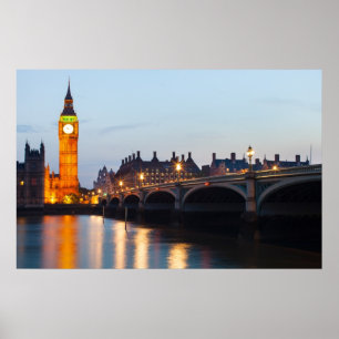 London at night poster