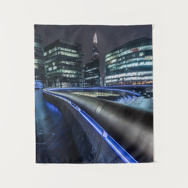 London at Night Tapestry (Front)