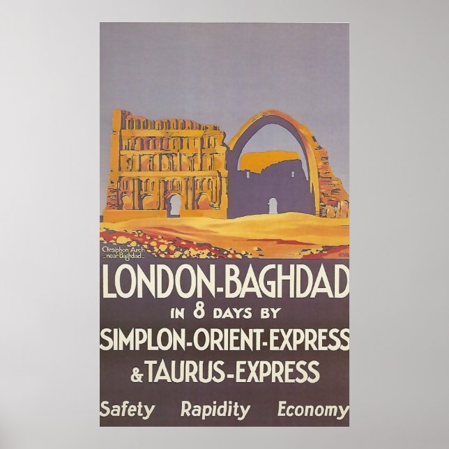 London Baghdad simplon orient express Poster (Front)