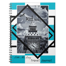 London, Big Ben Art, Travel Journal No1 (Notebook)