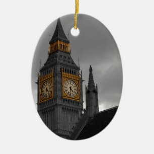 London Big Ben Ceramic Tree Decoration