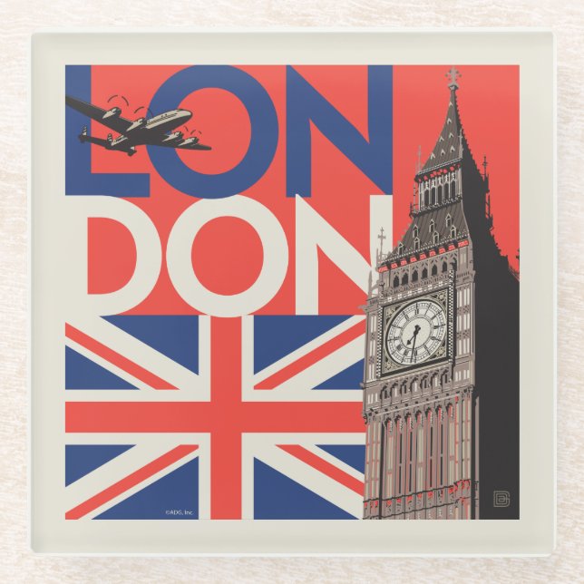 London Big Ben | England Glass Coaster (Front)
