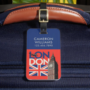 London Big Ben England Luggage Tag