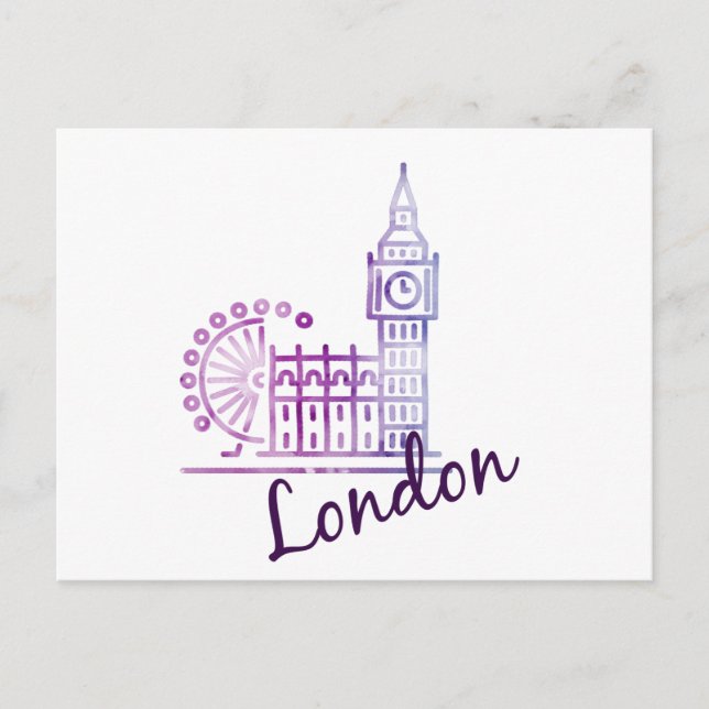 London, Big Ben, England Postcard (Front)