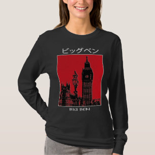 London Big Ben England Souvenir British Tower Uk T-Shirt