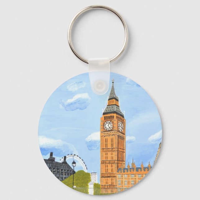 London Big Ben Key Ring (Front)