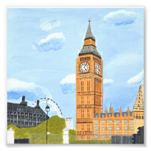 London Big Ben Photo Enlargement Print