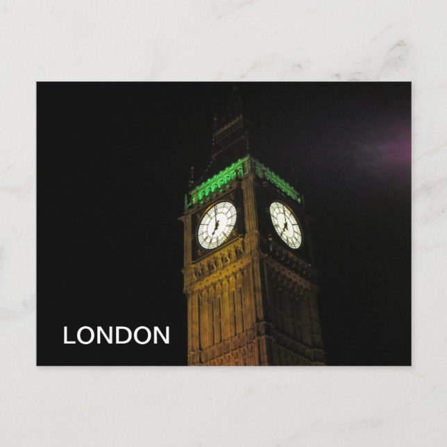 LONDON BIG BEN POSTCARD (Front)