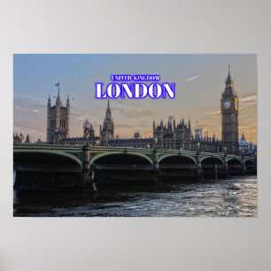 London Big Ben - United Kingdom Poster