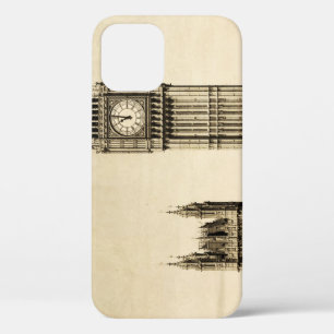 London Big Ben: Vintage View iPhone 12 Case