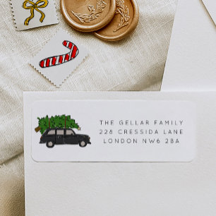 London Black Cab Christmas Tree Taxi Address