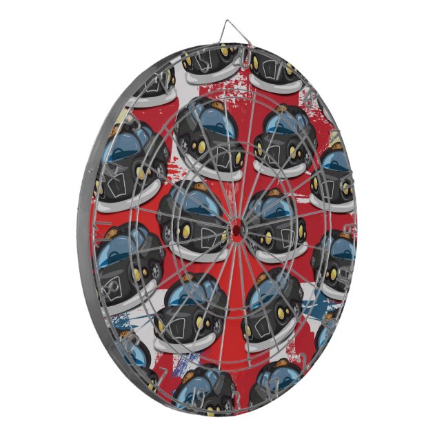 London Black Cab Dartboard (Front Left)