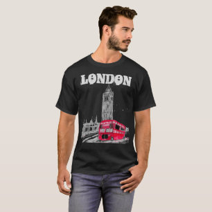 London Black Modern Boys England United Kingdom T-Shirt