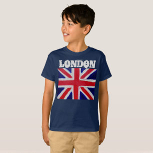 London Black Modern Boys England United Kingdom T-Shirt