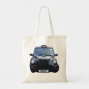 London Black Taxi Cab Tote Bag