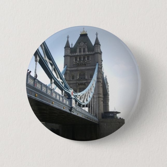 London Bridge 6 Cm Round Badge (Front)