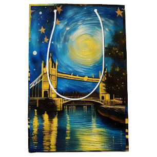 London Bridge Acrylic Art, Medium Gift Bag