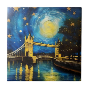 London Bridge Acrylic Art, Tile