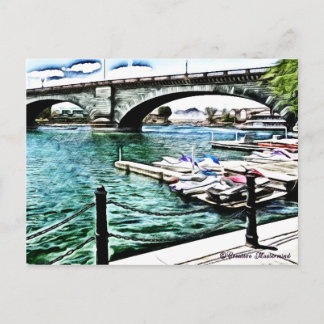 London Bridge at Lake Havasu City, Arizona Postcard