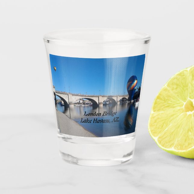 London Bridge Cooler Shot Glass (Front)