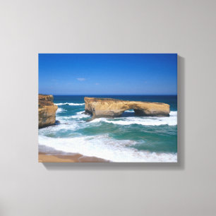 London Bridge, Great Ocean Road, Victoria, Canvas Print