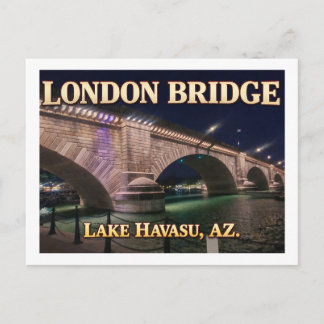London Bridge Lake Havasu Arizona Postcard