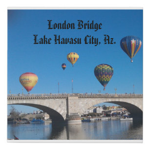 London Bridge, Lake Havasu, Az. Faux Canvas Print