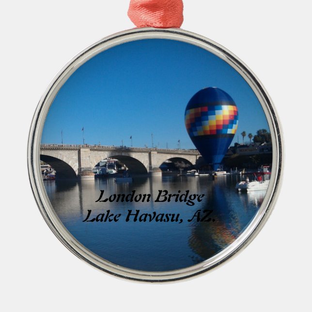 London Bridge Lake Havasu  Metal Tree Decoration (Front)